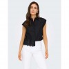 ONLY ONLLOU LIFE EMB S/S SHIRT PTM BLACK ONLY ONLLOU LIFE EMB S/S SHIRT PTM BLACK