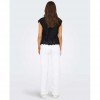 ONLY ONLLOU LIFE EMB S/S SHIRT PTM BLACK ONLY ONLLOU LIFE EMB S/S SHIRT PTM BLACK