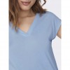 ONLY ONLFREE LIFE S/S MOD.V-NECK TOP JRS NOOS BLUE