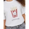 ONLY ONLBURST LIFE S/S POPCORN TOP BOX JRS WHITE ONLY ONLBURST LIFE S/S POPCORN TOP BOX JRS WHITE