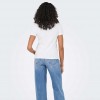 ONLY ONLKITA LIFE REG S/S PINEAPPLE TOP JRS WHITE ONLY ONLKITA LIFE REG S/S PINEAPPLE TOP JRS WHITE