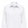 ONLY ONLFLOR LIFE LS REG SHIRT CC WVN WHITE