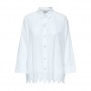 ONLY ONLGRACES TULUM LS EMB SHIRT WVN WHITE