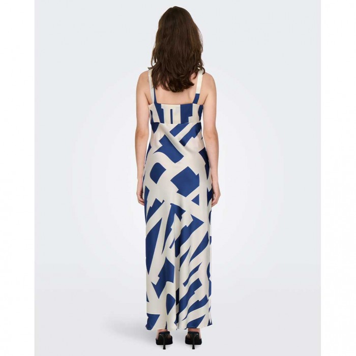 ONLY ONLJAMIE S/L MIDI DRESS CS PTM BLUE