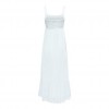 ONLY ONLLOU LIFE EMB SMOCK ANKEL DRESS PTM WHITE ONLY ONLLOU LIFE EMB SMOCK ANKEL DRESS PTM WHITE