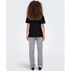 ONLY ONLBURST LIFE S/S POPCORN TOP BOX JRS BLACK ONLY ONLBURST LIFE S/S POPCORN TOP BOX JRS BLACK