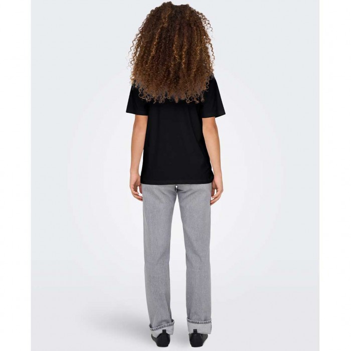 ONLY  ONLBURST LIFE S/S POPCORN TOP BOX JRS BLACK