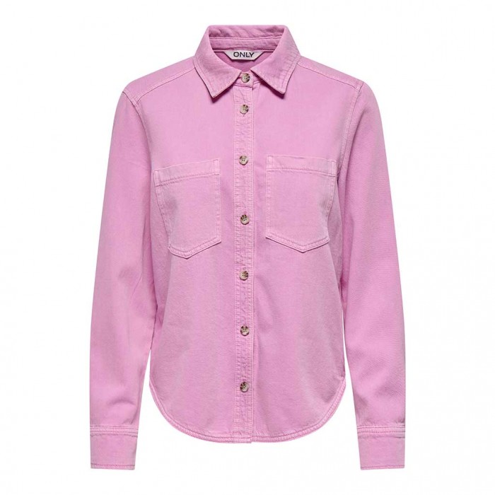 ONLY ONLSILLA L/S FITTED SHIRT CC PNT PINK