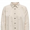 ONLY ONLGRACE L/S RHINESTONE COL SHIRT PNT BEIGE ONLY ONLGRACE L/S RHINESTONE COL SHIRT PNT BEIGE