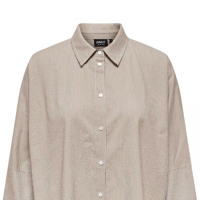 ONLY ONLAUGUSTA SHIRT WVN NOOS BEIGE