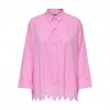 ONLY ONLGRACES TULUM LS EMB SHIRT WVN PINK