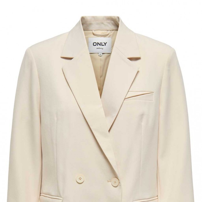 ONLY ONLHELENE LIFE L/S LOOSE BLAZER CC TLR ECRU