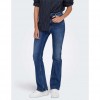 ONLY ONLLUNA HW FLARED DNM DIABOX DARK BLUE DENIM