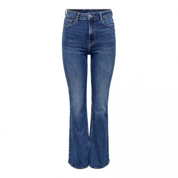 ONLY ONLLUNA HW FLARED DNM DIABOX DARK BLUE DENIM