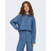 ONLY ONLCHARIS LIFE LS SHIRT CC WVN MEDIUM BLUE DENIM ONLY ONLCHARIS LIFE LS SHIRT CC WVN MEDIUM BLUE DENIM