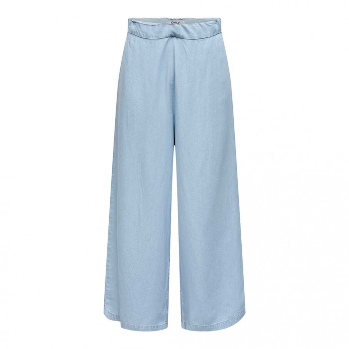 ONLY ONLCHARIS LIFE LONG CULOTTE PANT CC WVN LIGHT BLUE