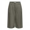 ONLY ONLGOA HW LINEN BL LONG SHORTS CC TLR OLIVE
