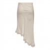 ONLY ONLFARAYA SATIN LACE SKIRT WVN BEIGE
