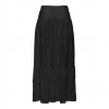 ONLY ONLALITHEA LONG EMB SKIRT WVN BLACK