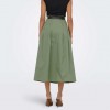 ONLY ONLZORA HW LONG BELT SKIRT PNT GREEN ONLY ONLZORA HW LONG BELT SKIRT PNT GREEN