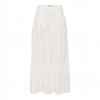 ONLY ONLALITHEA LONG EMB SKIRT WVN BRIGHT WHITE