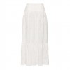 ONLY ONLALITHEA LONG EMB SKIRT WVN BRIGHT WHITE