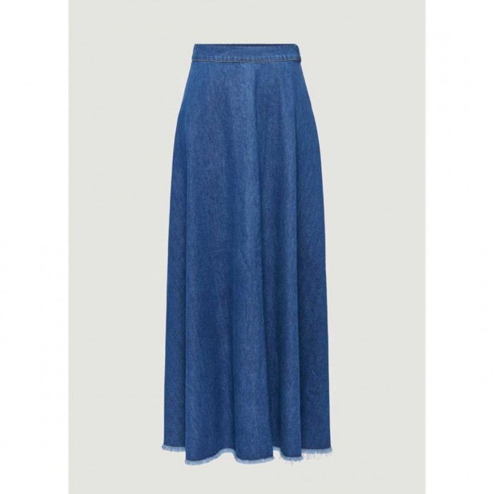 ONLY WOMAN MAXI SKIRT JEAN BLUE