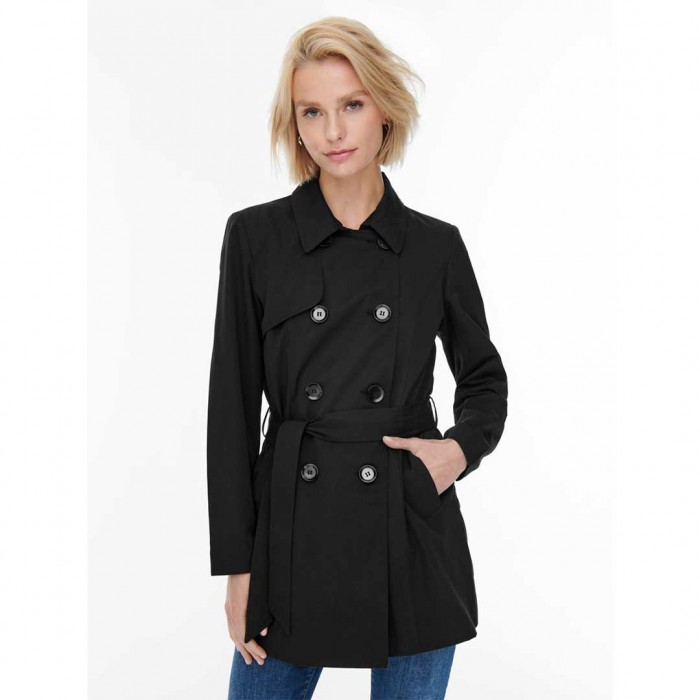 ONLY ONLVALERIE TRENCHCOAT OTW NOOS BLACK