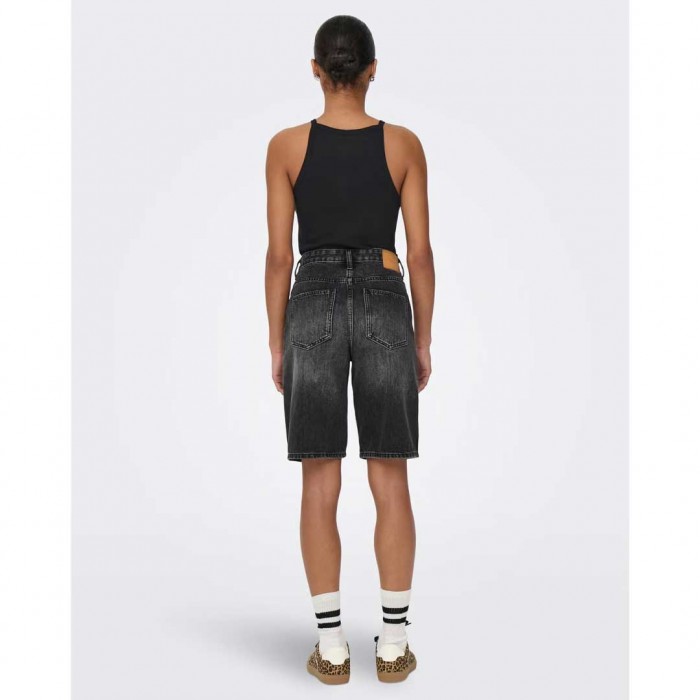 ONLY ONLSONNY HW WIDE DNM SHORTS NOOS WASHED BLACK