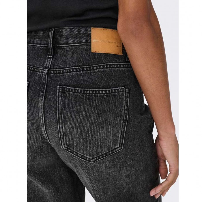 ONLY ONLSONNY HW WIDE DNM SHORTS NOOS WASHED BLACK