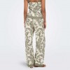 ONLY ONLLIANA LEYA PULL UP PAISLEY PANT WVN GREEN