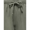 ONLY ONLGOA MW LINEN BL PULL-UP PANT CC PNT GREEN ONLY ONLGOA MW LINEN BL PULL-UP PANT CC PNT GREEN
