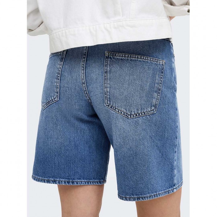 ONLY ONLLUMI MW MOM SHORTS DNM PIM BLUE