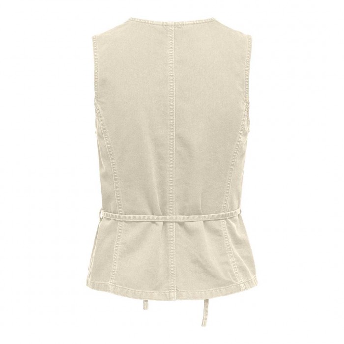 ONLY ONLSILLA S/L BELT WAISTCOAT PNT BEIGE