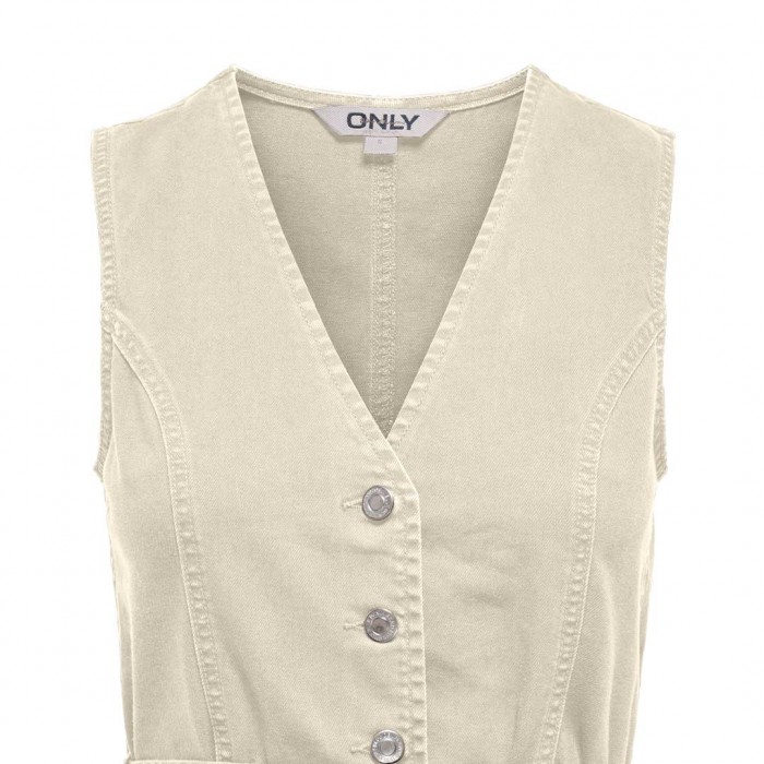 ONLY ONLSILLA S/L BELT WAISTCOAT PNT BEIGE