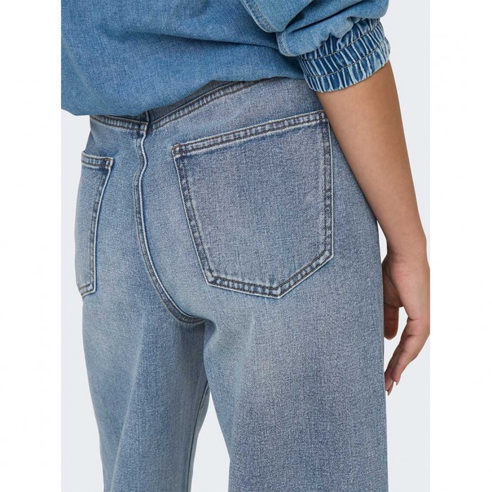 ONLY ONLHOPE HW WIDE DNM DNM SIJ BOX LIGHT BLUE