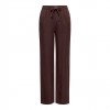 ONLY ONLGOA MW LINEN BL PULL-UP PANT CC PNT BROWN ONLY ONLGOA MW LINEN BL PULL-UP PANT CC PNT BROWN