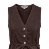 ONLY ONLSILLA S/L BELT WAISTCOAT PNT BROWN