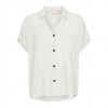 ONLY ONLGIBSI-PUORI SS V-NECK SHIRT WVN WHITE ONLY ONLGIBSI-PUORI SS V-NECK SHIRT WVN WHITE