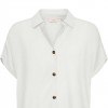 ONLY ONLGIBSI-PUORI SS V-NECK SHIRT WVN WHITE ONLY ONLGIBSI-PUORI SS V-NECK SHIRT WVN WHITE