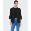 ONLY ONLGOA 3/4 UNLINE LINEN BL BLAZER CC TLR BLACK