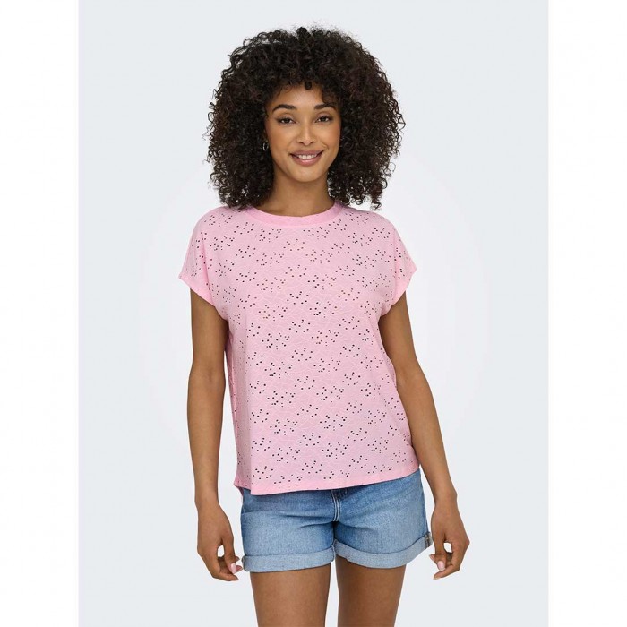 ONLY ONLSMILLA S/S TOP JRS NOOS PINK