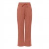 ONLY ONLMADELI OAKLYN LONG PULL UP PANTS WVN ORANGE