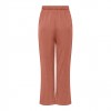 ONLY ONLMADELI OAKLYN LONG PULL UP PANTS WVN ORANGE