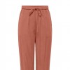 ONLY ONLMADELI OAKLYN LONG PULL UP PANTS WVN ORANGE