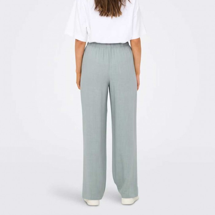 ONLY ONLSIESTA MW PULL-UP LINEN BL PNT NOOS CIEL