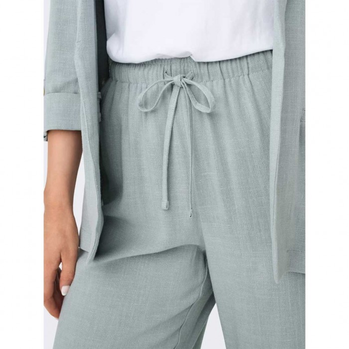 ONLY ONLSIESTA MW PULL-UP LINEN BL PNT NOOS CIEL
