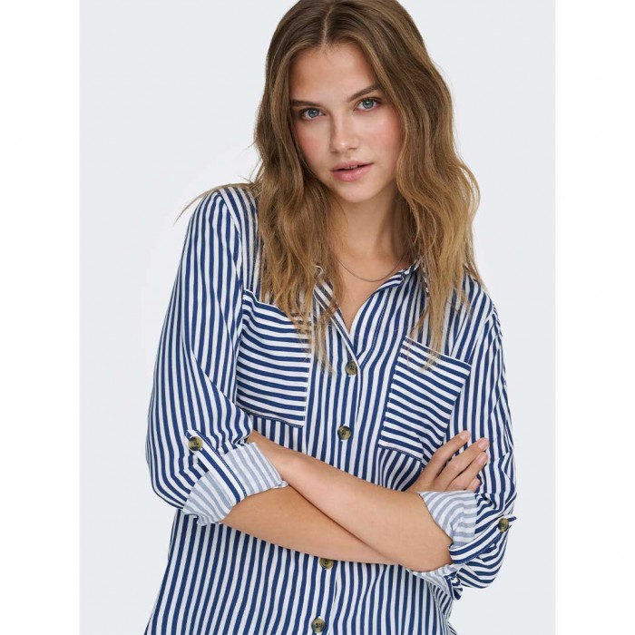 ONLY ONLYASMIN SHIRT L/S WVN NOOS BLUE