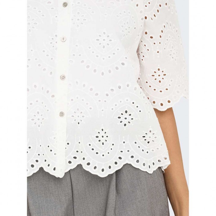 ONLY ONLVALAIS S/S SHIRT WVN NOOS WHITE
