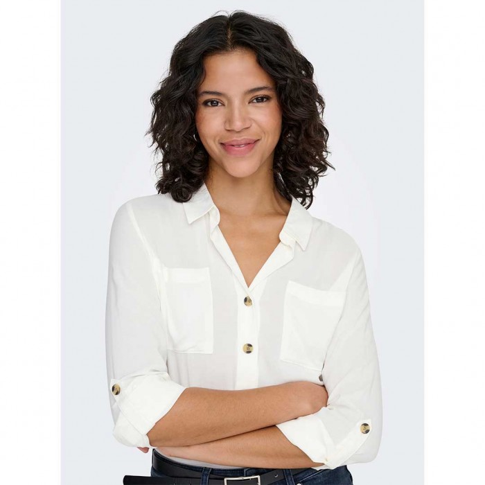 ONLY ONLYASMIN SHIRT L/S WVN NOOS WHITE